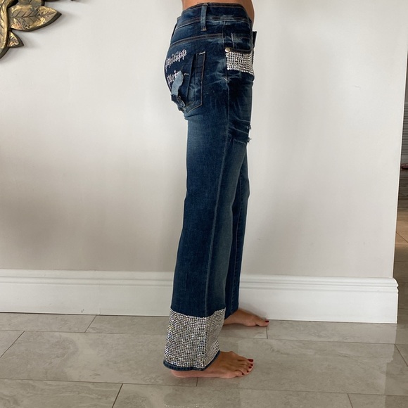 Phillip Plein rhinestone jeans - Picture 5 of 14